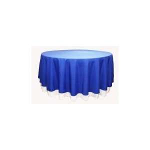   wedding Polyester 108 Round Tablecloth   Royal Blue