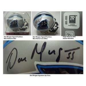 Dan Morgan Autographed Mini Helmet   Authentic   Autographed NFL Mini 