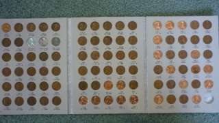 Lincoln Penny/Cent Collection 1941 74 Complete  Harris Fldr NICE 