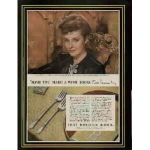   Production.  1944 1847 Rogers Bros. Silverplate Ad, A4223