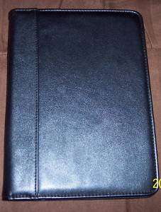 Franklin Covey Case Black Monthly Weekly Organizer Slim  