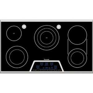   Thermador  CES366FS 36 Masterpiece Electric Cooktop Black Appliances