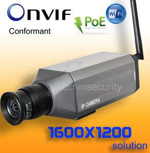 2M Megapixel 1600x1200 HD network cctv Camera PoE WiFi Onvif 