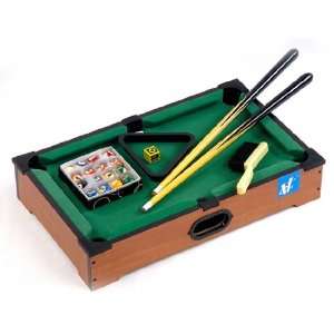   Tabletop Pool Table Wood Billiards Set w/ Accessories Toys & Games