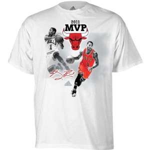  adidas Chicago Bulls Derrick Rose 2011 NBA League MVP T 