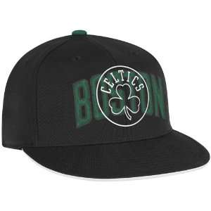  adidas Boston Celtics Black Blueprint 210 Fitted Hat 