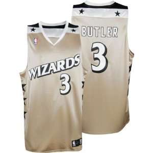  Gold Adidas NBA Authentic Washington Wizards Jersey