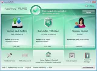 Kaspersky PURE Total Security is the most advanced all in one security 