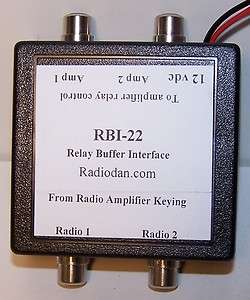   keying relay buffer interface TWO radios, 2 separate amplifiers RBI 22