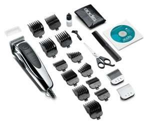 Andis 62700 EasyCut+ 26 Piece Home Hair Cutting Kit with 5 Bonus Instruction DVDs