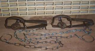 OLD ANIMAL TRAPS VICTOR ONEIDA Trapper GREAT Must See  