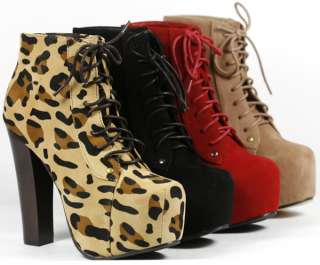   up High Heel Platform Fashion Ankle Boot Bootie 6 us Glaze Victoria1