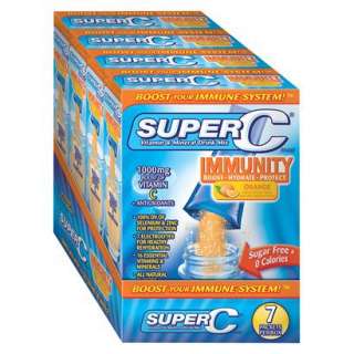 Super C Vitamin & Mineral Drink Mix Immunity   28 Count (4 Pack).Opens 