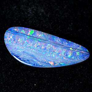 14 Ct. Natural Gem Multi Color Doublet Opal Australia  