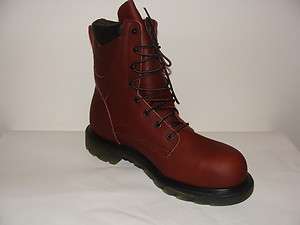 2412 2 Red Wing Mens 8 Boot Brown Steel Toe/Waterproof/Insulated 