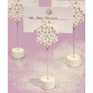 Baby Shower Favors  Snowflake Place Card Holders (1   35 items)