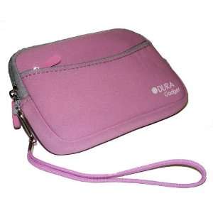 Duragadget Premium Quality pink camera bag case with lifetime warranty 