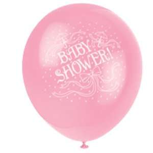  Baby Shower 12 Pink Latex Balloons: Everything Else