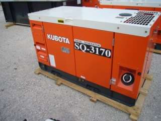 New Kubota SQ3170 Diesel Generator  