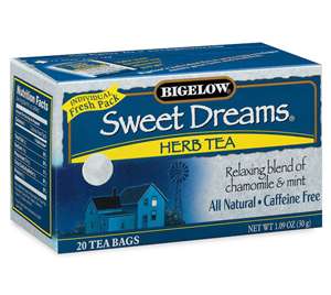 Bigelow SWEET DREAMS Herb Tea 20 Bags NEW !!  