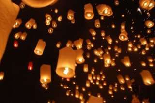   FLOATING LANTERN RED Chinese Sky Balloon Party Memorial Event Wedding