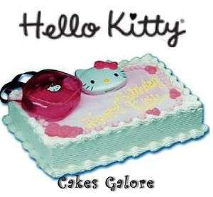 Hello Kitty Coin Purse Birthday Party Cake Decoration Topper Set Kit 