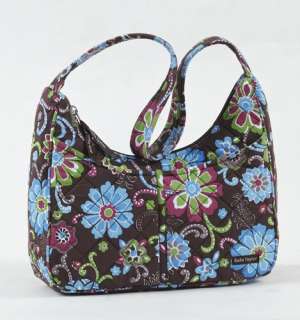 Roxbury Blakely Quilted Handbag/Purse Brown/Blue NEW  