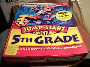 New   Jump Start 5th Grade Adventures Computer Game   PC #3 