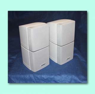 Bose White Double Cube Speakers for Lifestyle/Acoustimass 10/18/25 