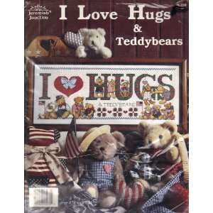 I Love Hugs & Teddy Bears Cross Stitch Kit Arts, Crafts 