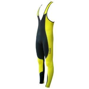   Zimco PRO Thermal Fleece Cycling Bib Tights Yellow: Sports & Outdoors