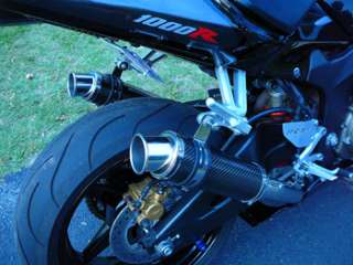   RVT1000 RC51 CARBON BIG BORE EXHAUSTS STUBBY CANS LINK PIPES BAFFLES
