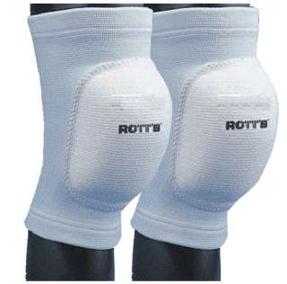 PAIR WHITE Knee Pad Cap Protecter Support Guard L XL  
