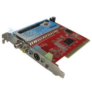 PCI TV Analog Video Capture Card TV Tuner Recorder Win7  