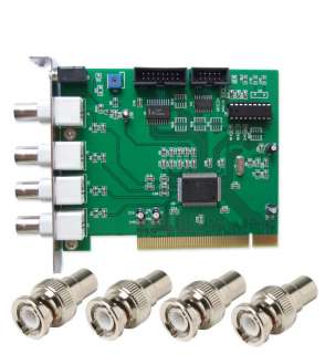 CCTV PCI DVR capture CARD with 2x camera cable power  