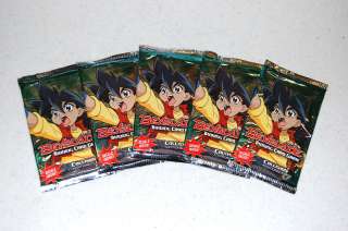 Beyblade Collision Trading Card Game Booster Pack Lot (5) Japanese 