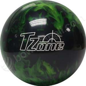  14 lb Brunswick Target Zone Green Envy Bowling Ball   Free 