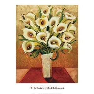  Calla Lily Bouquet by Bartek. size 26 inches width by 34 