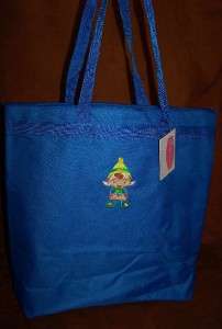Christmas Elf & Holiday Chocolate Chip Cookies Large Zipper Tote Bag 