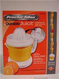 NIB Proctor Silex Durable 34 Oz Citrus Juicer Juicit  