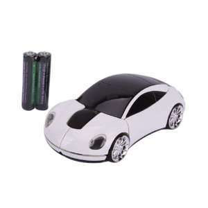  2.4G White Car Wireless Mouse Electronics