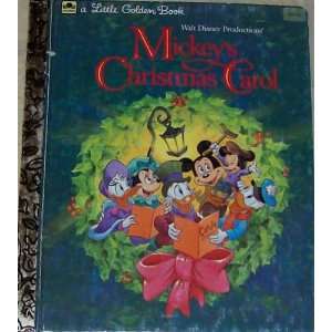   Disney Productions Mickeys Christmas Carol (Little Golden Book) Books