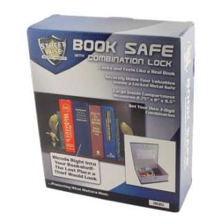   Book Diversion Gun Safe Combination Lock Secret Cash Stash  