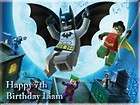 Batman Edible CAKE Icing Image topper frosting birthday party custom