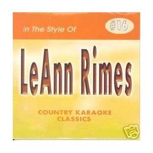   LEANN RIMES Country Karaoke Classics CDG Music CD Musical Instruments