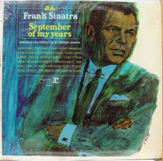 FRANK SINATRA september of my years LP F 1014 VG+ 1965 Vinyl Record 1A 