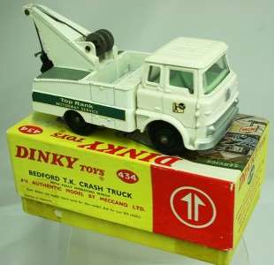DINKY TOYS 434 BEDFORD TK CRASH TRUCK TOP RANK MOTORWAY SERVICES BOXED 