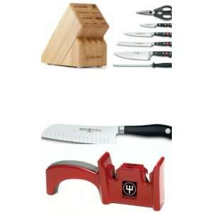  Wusthof Classic 7 Piece Knife Knives Cutlery Set with Storage 