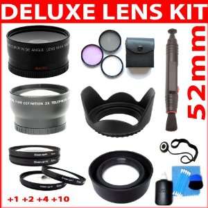 Lens + 3Pcs Filter Kit + Lens Pen + Lens Cap Keeper + Close Up Filter 
