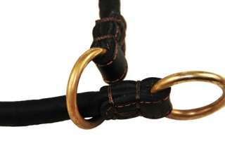Leather Rope Choke Dog Collar Desperado by Dean & Tyler  